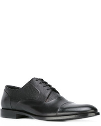 Chaussures derby en cuir noires Dolce & Gabbana