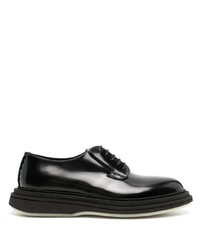 Chaussures derby en cuir noires The Antipode