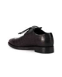 Chaussures derby en cuir noires Isaac Sellam Experience