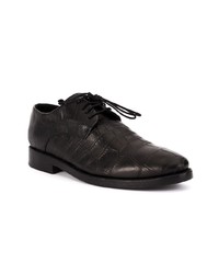 Chaussures derby en cuir noires Isaac Sellam Experience