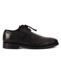 Chaussures derby en cuir noires Isaac Sellam Experience