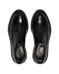 Chaussures derby en cuir noires Adieu Paris