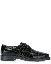 Chaussures derby en cuir noires Tod's