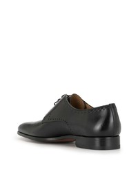 Chaussures derby en cuir noires Magnanni