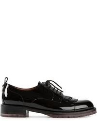 Chaussures derby en cuir noires Valentino Garavani