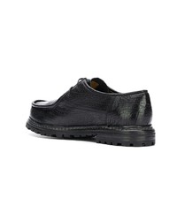 Chaussures derby en cuir noires Officine Creative