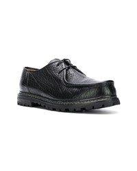 Chaussures derby en cuir noires Officine Creative