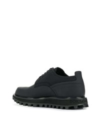 Chaussures derby en cuir noires Dolce & Gabbana