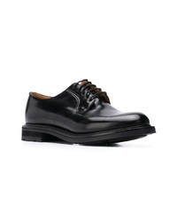 Chaussures derby en cuir noires Church's