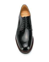 Chaussures derby en cuir noires Church's