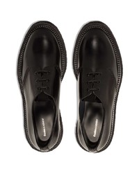 Chaussures derby en cuir noires Adieu Paris