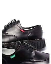 Chaussures derby en cuir noires Adieu Paris