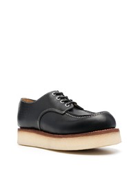 Chaussures derby en cuir noires Kenzo