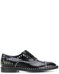 Chaussures derby en cuir noires Zadig & Voltaire