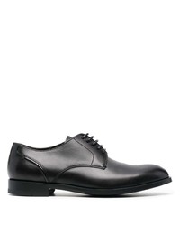 Chaussures derby en cuir noires Zegna