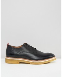 Chaussures derby en cuir noires Zign Shoes