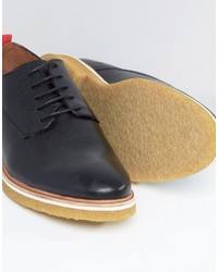 Chaussures derby en cuir noires Zign Shoes