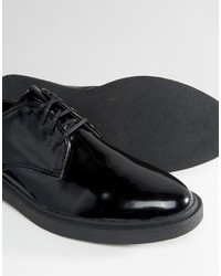 Chaussures derby en cuir noires Zign Shoes