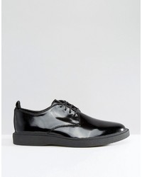 Chaussures derby en cuir noires Zign Shoes