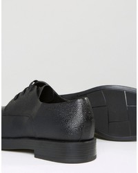 Chaussures derby en cuir noires Zign Shoes
