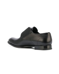 Chaussures derby en cuir noires Alexander McQueen