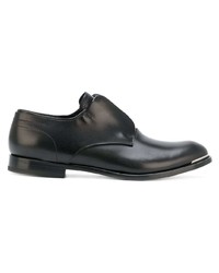 Chaussures derby en cuir noires Alexander McQueen