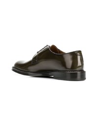 Chaussures derby en cuir olive Doucal's