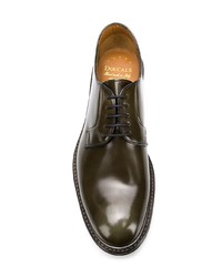 Chaussures derby en cuir olive Doucal's