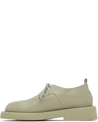 Chaussures derby en cuir olive Marsèll