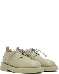 Chaussures derby en cuir olive Marsèll