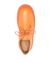 Chaussures derby en cuir orange Marsèll