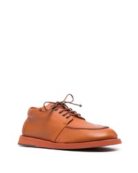 Chaussures derby en cuir orange Marsèll