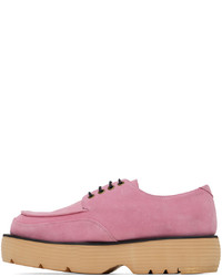 Chaussures derby en cuir roses Andersson Bell