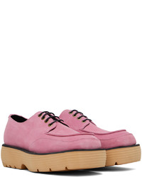 Chaussures derby en cuir roses Andersson Bell