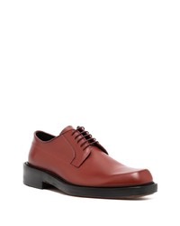 Chaussures derby en cuir rouges Paul Smith