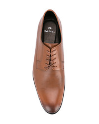 Chaussures derby en cuir tabac Ps By Paul Smith
