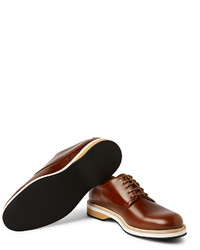 Chaussures derby en cuir tabac WANT Les Essentiels