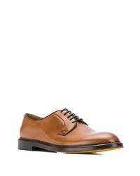 Chaussures derby en cuir tabac Doucal's