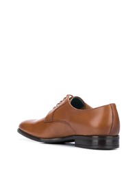 Chaussures derby en cuir tabac PS Paul Smith
