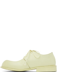 Chaussures derby en cuir vert menthe Marsèll