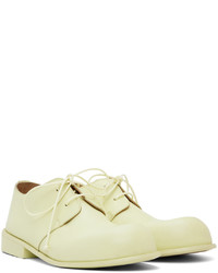 Chaussures derby en cuir vert menthe Marsèll