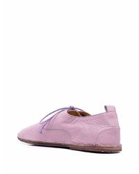 Chaussures derby en cuir violet clair Marsèll