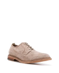 Chaussures derby en daim beiges Officine Creative