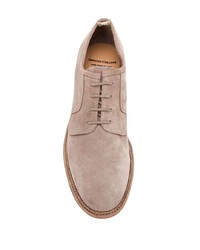 Chaussures derby en daim beiges Officine Creative