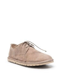 Chaussures derby en daim beiges Marsèll