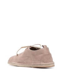 Chaussures derby en daim beiges Marsèll