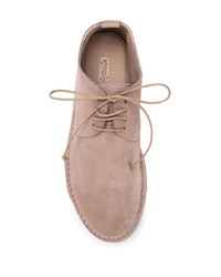 Chaussures derby en daim beiges Marsèll