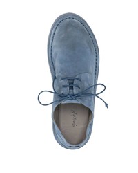 Chaussures derby en daim bleu clair Marsèll