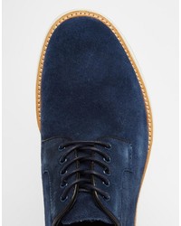 Chaussures derby en daim bleu marine Aldo