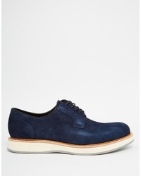 Chaussures derby en daim bleu marine Aldo